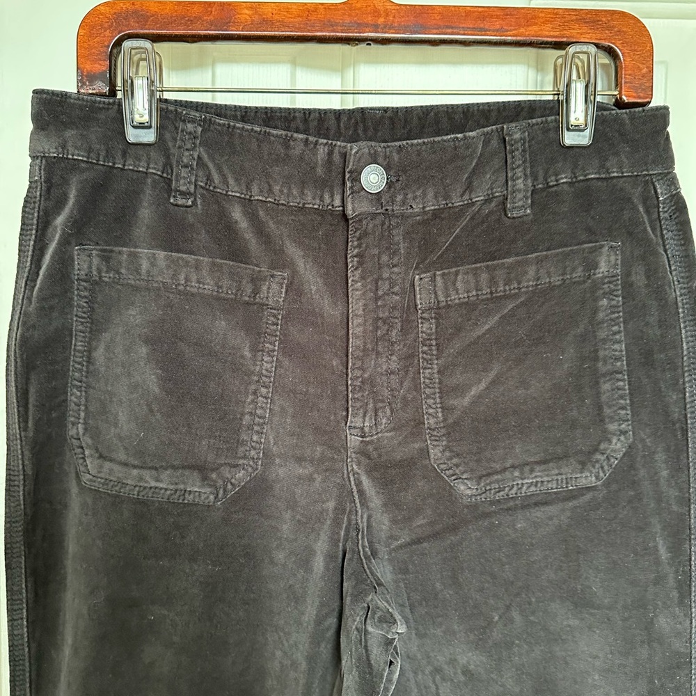 NWOT Free People Brown Velvet Pants - Size 12 - Picture 2 of 7
